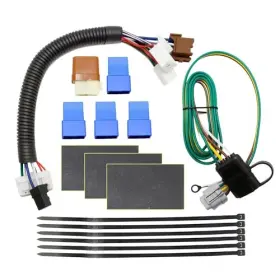 Cx01088 Dailydam Replace 4 Way Flat Trailer Wiring Harness Kit/4 Pin 5 Wire Rear