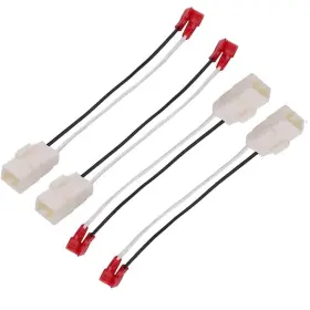 72-6514 Danbojit 798107327136 4 Pack Speaker Wire Harness Adapter Plug Compatible With Jeep Wrangle