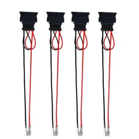 Danbojit 798107975412 4 Pack Speaker Wire Harness Adapter Replacement For Volkswagen Harnes