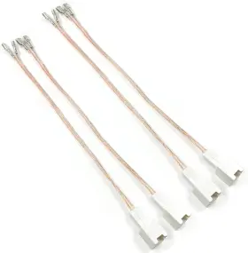 Jy-03 Danbojit 4 Pack Speaker Wire Harness Adapter Replacement For Nissan 2004