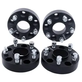 11025-38b4 Dcvauto 4pc Black 5x4.5 Hubcentric Wheel Spacers 1.5 Inch With 12x1.5 Inch-4 Pcs 11025-38b4 Dcvauto 4pc Black 5x4.5 Hubcentric Wheel Spacers 1.5 Inch With 12x1.5 Inch-4 Pcs
