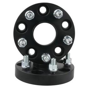 Dcvauto Ws065b-02 2pc Black 5x4.5 Hubcentric Wheel Spacers 20mm With M12x1.5 Studs 20mm-2 Pcs