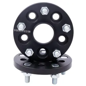 Ws246b-02 Dcvauto 2pc Black 5x4.5 Hubcentric Wheel Spacers 15mm With 12x1.5 15mm-2 Pcs Ws246b-02 Dcvauto 2pc Black 5x4.5 Hubcentric Wheel Spacers 15mm With 12x1.5 15mm-2 Pcs