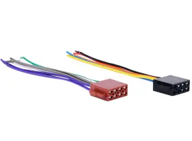 Dongting Guoji Store 445012268292 Universal Iso Wiring Harness Car Radio Adaptor Connector Wire Plug Female Black