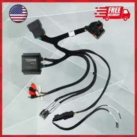 Ds18 810097261006 Ry-harness Hd Harley Plug And Play Harness For Amplifiers 4 Channel Rca Pre-output