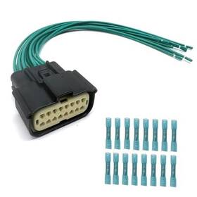 Dtggsbus 645-181 Headlamp Wiring Harness Connector Compatible With Select Ford/lincoln