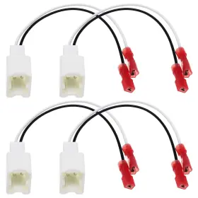 72-7401 Ecsing 895243545311 4pcs Car Speaker Connector Harness Adapter Replacement Compatible Wit