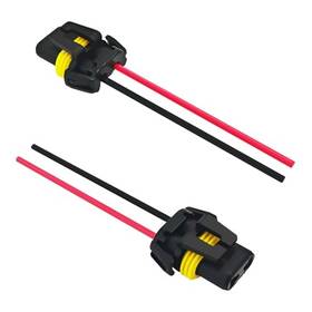 Eponcia Eponcia-9005ddmdxs Pcs 9005 Headlight Connector Pigtail Wiring Harness Female Adapter 2