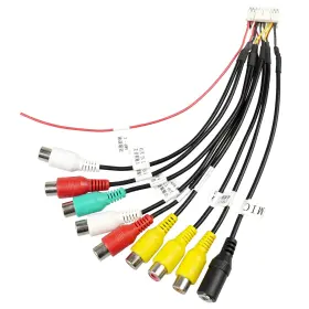 Yl104us Fiegromech 20pin Android Radio Rca Wire Harness Assembly With 9 Plug Car Stereo Adapter Yl104us Fiegromech 20pin Android Radio Rca Wire Harness Assembly With 9 Plug Car Stereo Adapter