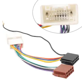 Flashbuyeasy 212500552853 Iso Wiring Harness Stereo Radio Plug Wire Loom Connector Adaptor For Mitsubishi