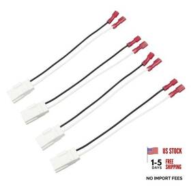Fslpqp Fslp-72-6514r 4 Pcs Car Door Speaker Wiring Harness Audio Adapter Plug Connector 72-6514r