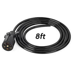 Gilardino G007 7 Way Trailer Plug Pin Wiring Harness 8 Feet 7-wire