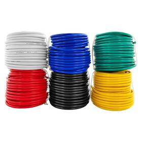 Gs Power 14ga50-6g 14 Gauge 6 Color Combo Automotive Low Voltage Primary Wire 50 Ft Roll 300 Ft