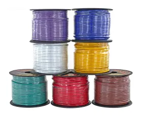 Gs Power 850033308235 14 Gauge 7 Color Combo Automotive Low Voltage Primary Wire 100 Ft Roll 700 F