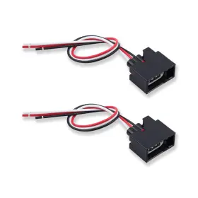 Replace55277414ac Gyuptrk 2 Pack Stop Brake Rear Light Pigtail Connector Wire Harness Fit Black