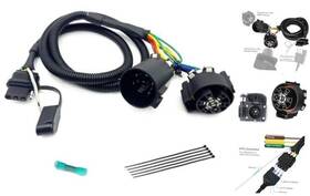 Haheho 29-wdx 7 Pin To 4 Trailer Harness With Reverse Wire 43 Inches Extension