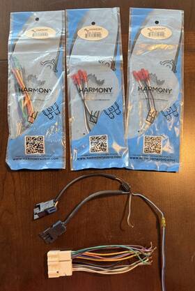 Harmony Accessory Master Ha-711858-19 Gm Chevy Camaro 1990-1992 3rd Gen Factory Radio And Speaker Wire Harness Plug Lot