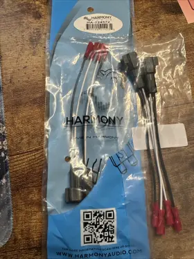 Ha-724572-9 Harmony Audio Fits Gmc Sierra 2014-2019 Factory Speaker To Aftermarket Replacement Harness
