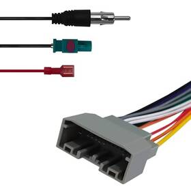 Hhzl Hhzl-lbwx01 Car Radio Stereo Wiring Harness Aftermarket Wire Kit With 3