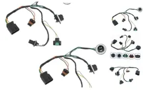 15841610 High Quality Manufacturer 2pcs Headlight Wiring Harness Compatible With 2007-2014 Gmc Sierra 1500 2500
