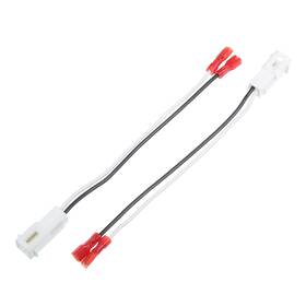Hihaha Uu000118a230331 Front/dash Tweeters Speaker Wiring Harness Adapter 7.28 Inch White