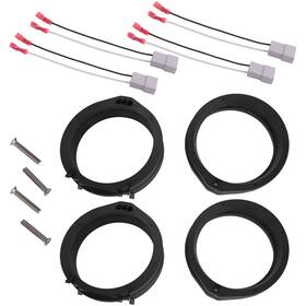 Hneekyr Hh225849 Speaker Mounting Adapter Plates And Wiring Harness Compatible With Acura Civ