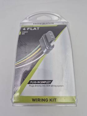 Hopkins 379-1411-025 4 Flat Vehicle Wiring Kit Harness Chevy Gm 1988-1999 Pickups Suv