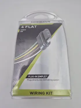 379-1411-025 Hopkins 4 Flat Vehicle Wiring Kit Harness Chevy Gm 1988-1999 Pickups Suv
