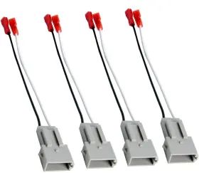 72-5512 Hstech 729257840824 2 Pairs 4 Pack Speaker Wire Adapters For Select 1989-up Ford Vehicles 72-5512 Hstech 729257840824 2 Pairs 4 Pack Speaker Wire Adapters For Select 1989-up Ford Vehicles