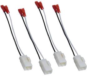 Hstech 732694102868 4 Pack Wire Harness For Chrysler Dodge Speaker Adapter
