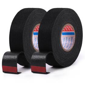 Hstech 761325715931 2 Rolls Width 3/4in Wire Loom Harness Tape Speaker Wiring Cloth Tape