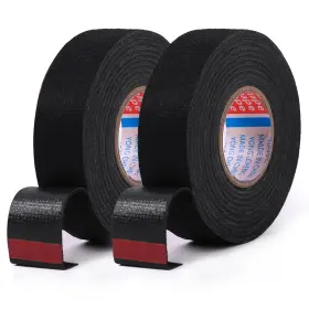 Hstech 761325715931 2 Rolls Width 3/4in Wire Loom Harness Tape Speaker Wiring Cloth