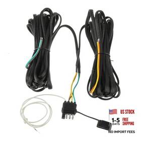 Huarew 791162827238 4 Pin 5 Wire Trailer Wiring Harness 22ft Kit