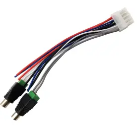 Tbx10a Ibvibv 767065250237 1pc Power Input Speaker Wire Harness 10 Pin Plug Rca Compatible With Dual