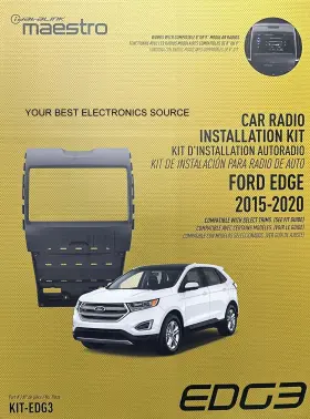 Idatalink 627780004648 New Idatalink/maestro Kit-edg3 Dash And Wiring Kit For Select 2015-20 Ford Edge