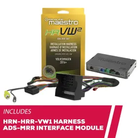 Hrn-hrr-vw2-ads-mrr Idatalink Hrn-hrr-vw2 Radio Replacement Harness With Ads-mrr Interface Module