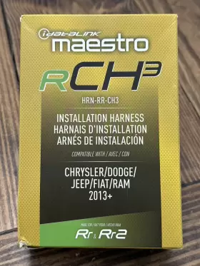 Hrn-rr-ch3 Idatalink Maestro Integration Adapter Chrysler Dodge Jeep 2013