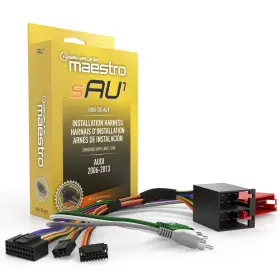 Hrn-sr-au1 Idatalink Maestro Installation T-harness With Swc Retention For Audi 2002-2007