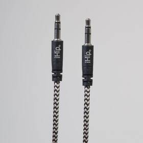 Ihip Wlg-pp13 Zeikos 3ft Braided Auxiliary Cable 3.5mm Audio Gray 3 Feet