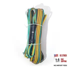 Icy28065 Ijuicy Car Trailer Wiring Harness 25ft 4 Pin Flat Plug Wire Rubber