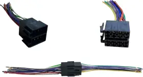 Imc Audio 744759385543 Stereo Wiring Harness Plug Play For Semi Trucks - Compatible With Multiple Brand