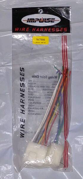 Impulse Ni7000 Replace Install Wire Harness For 1987 - 94 Nissan Ni-7000