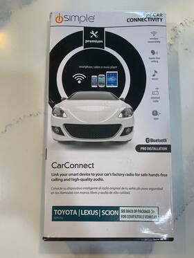 Isimple Isty751 Carconnect For Select Toyota/lexus/scion Vehicles