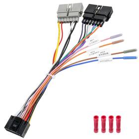 Jayubien Usjy152 Android Radio Wiring Harness Kit Compatible With Dodge Ram Caravan Charger Av
