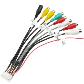 Usjy31 Jayubien 20pin Android Car Stereo Rca Wiring Harness Adapter With 8 Female Radio C