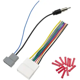 Usjy54 Jayubien 20pin Wiring Harness For Nissan Radio Wire Antenna Adapter Kit Compatible Wit