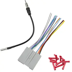 Usjy56 Jayubien 24pin Radio Wiring Harness Antenna Adapter Kit Compatible With Ford F-15 Usjy56 Jayubien 24pin Radio Wiring Harness Antenna Adapter Kit Compatible With Ford F-15