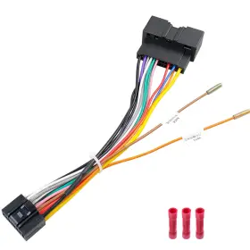 Usjy84 Jayubien 24pin Radio Wiring Harness Compatible With Ford F150 F250 F350 F450 F550 Expl
