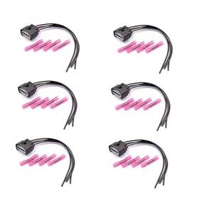 Jomok 764479581117 645-940 Ignition Coils Connector Plug Harness For Le-xus Rx350 Es350 To-yota