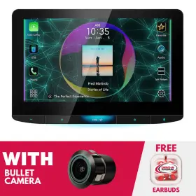 Kw-z1000wblcam Jvc 756489432459 Kw-z1000w 10.1 Inch Multimedia Receiver Does Not Play Dvd/cd With Bullet Camera